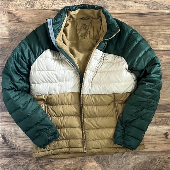 L.L. Bean Other - L.L. Bean Men's Tri-Color Puffer Jacket